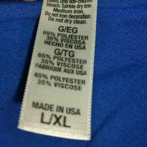 FAULT IN OUR STARS cobalt blue tank top OKAY L XL - Picture 5 of 6